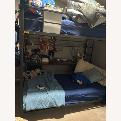 Used Bunk Bed Full Over Twin with Desk for sale on AptDeco