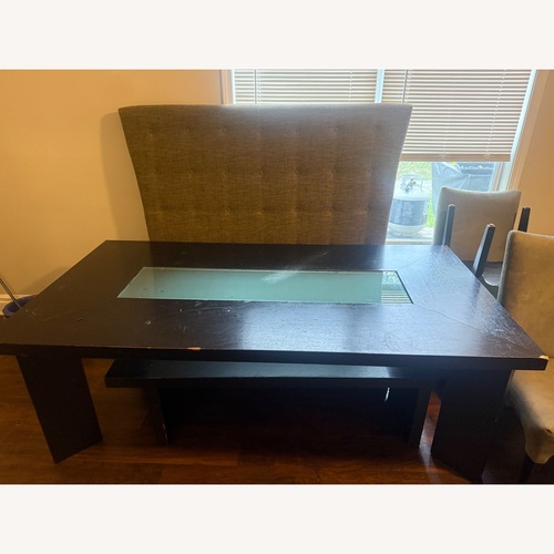 Used Large Olive Green Table for sale on AptDeco