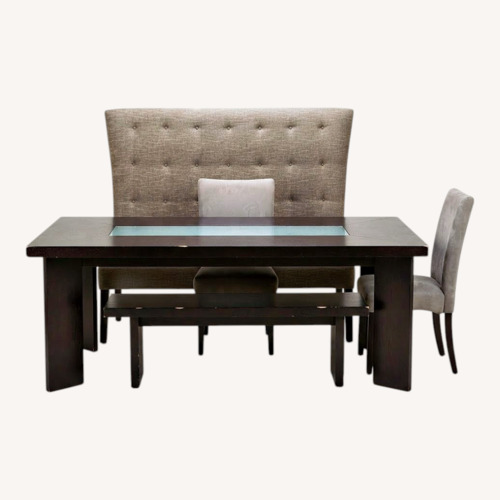 Used Large Olive Green Table for sale on AptDeco