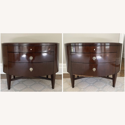 Used Henredon Dark Brown Wood Nightstands for sale on AptDeco