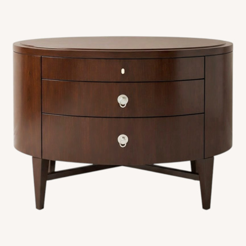 Used Henredon Dark Brown Wood Nightstands for sale on AptDeco