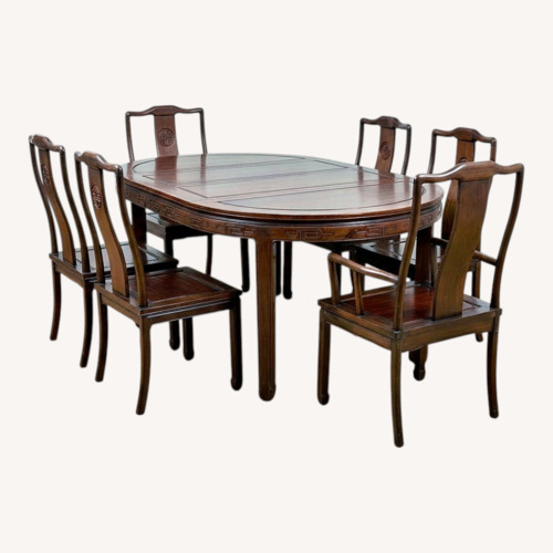 Used Dining Table and 6 Chairs for sale on AptDeco