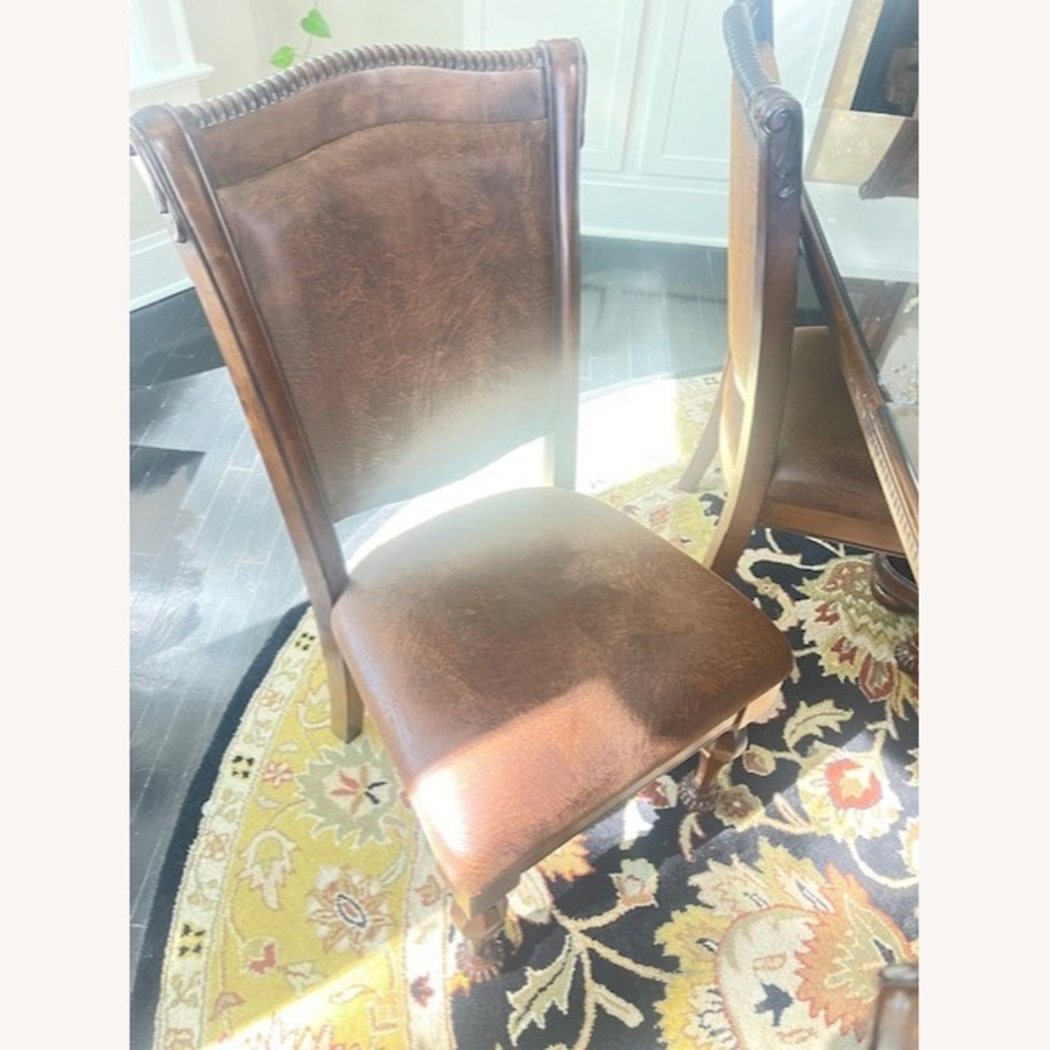 Signature Design Double Pedestal Table Seats 8 - image-7