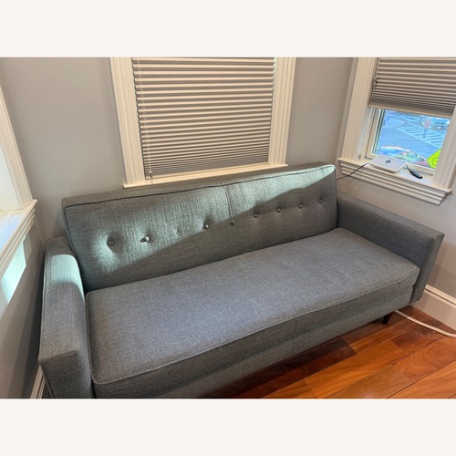 Used Blue Fabric 3+ Seater Sofa for sale on AptDeco