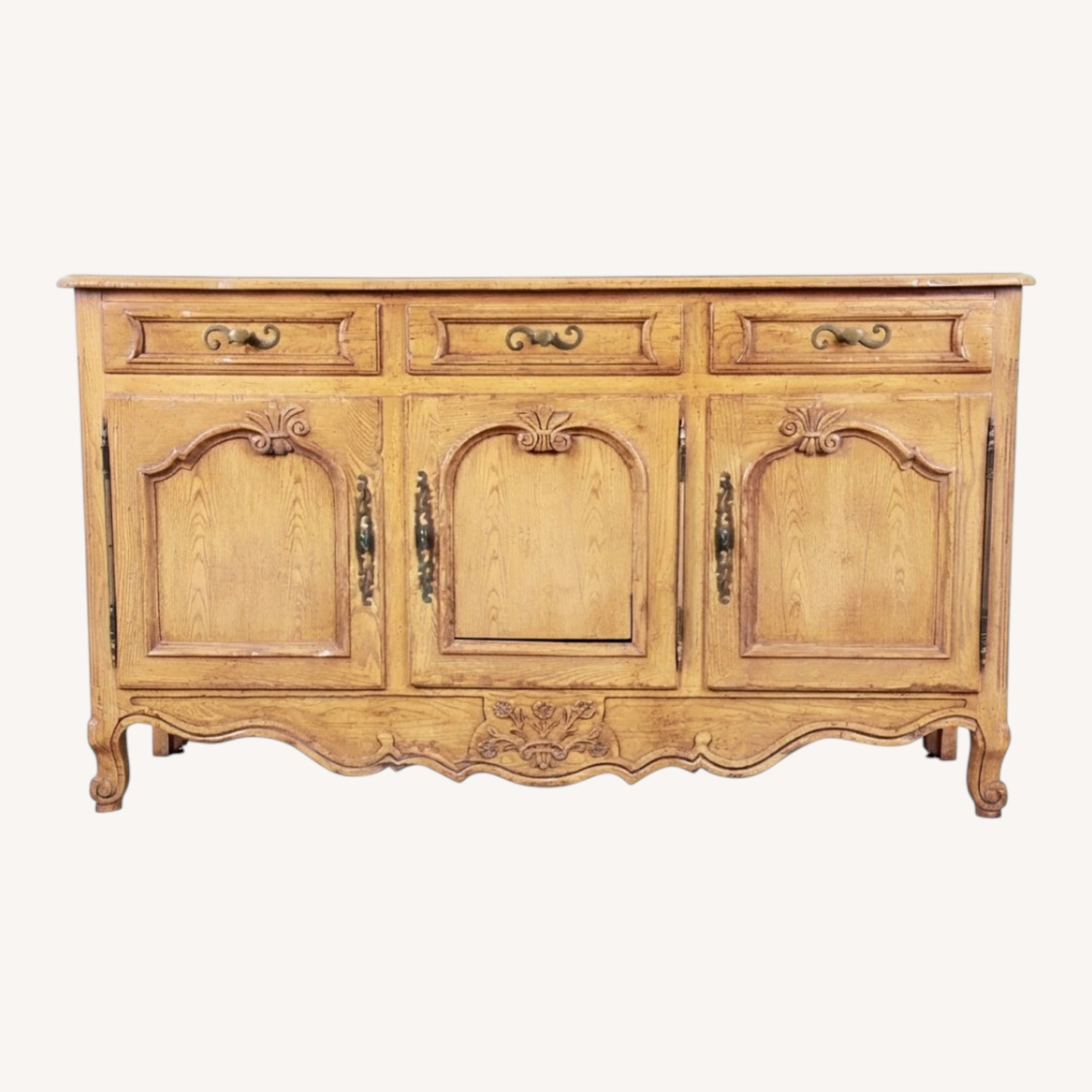 Baker Furniture Light Brown Wood Sideboard - image-0