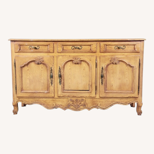 Used Baker Furniture Light Brown Wood Sideboard for sale on AptDeco