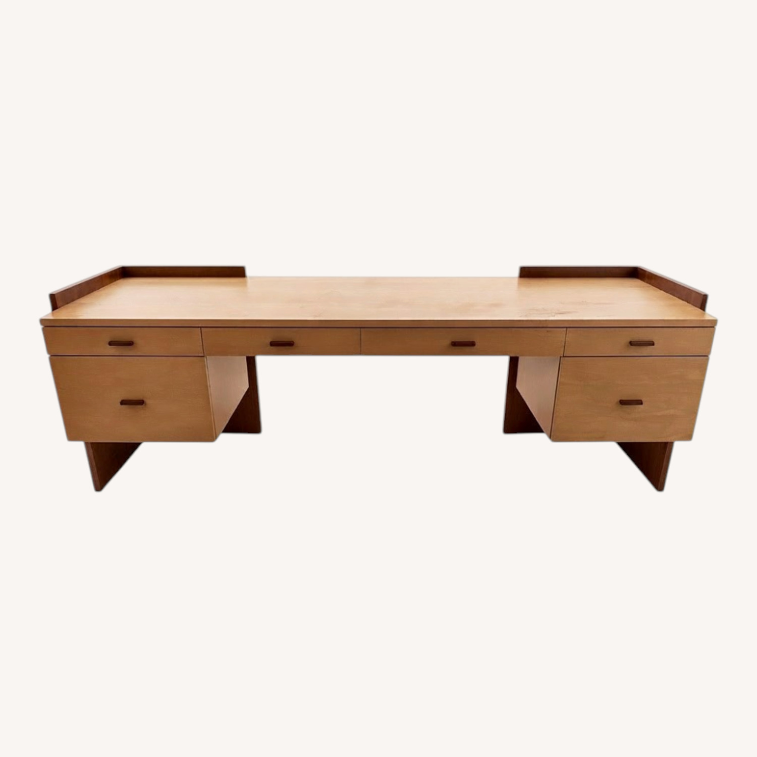 Poliform Custom Solid Wood Desk - image-0