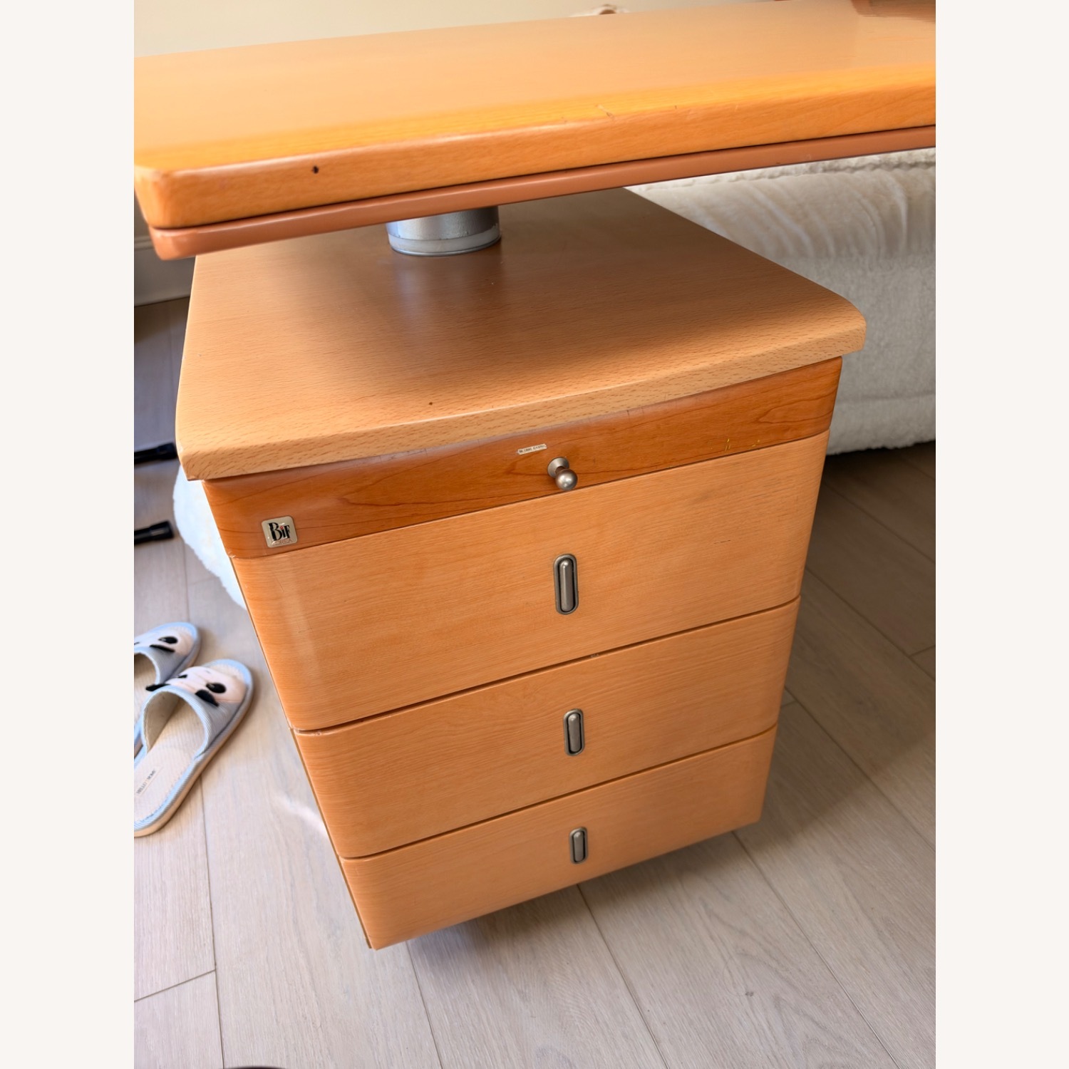 Vintage BIF Boruneo Korean Office Desk - image-2