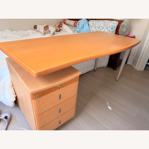 Used Vintage BIF Boruneo Korean Office Desk for sale on AptDeco