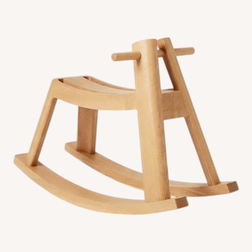 Used Oasiq Teak Rocking Horse for sale on AptDeco