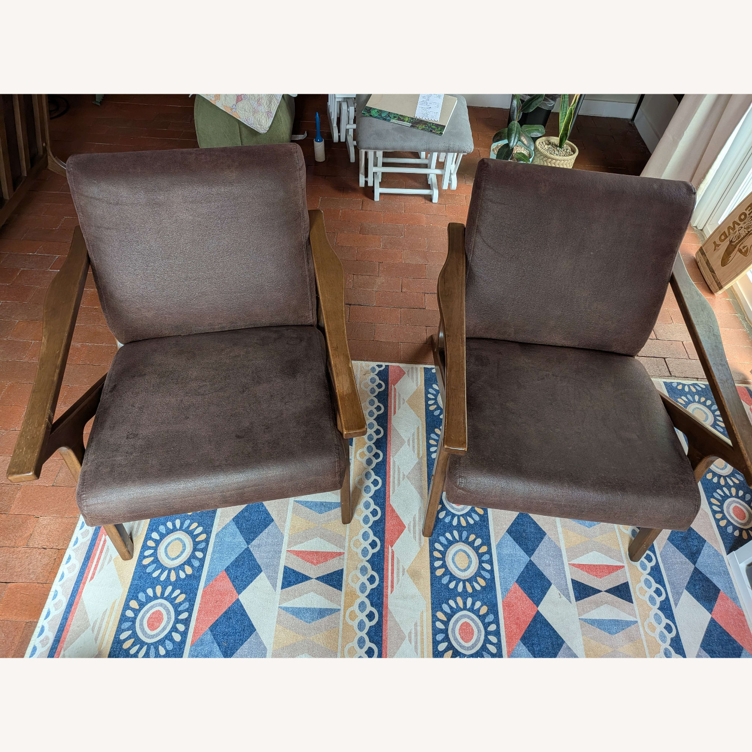 Mid-Century Modern Wood Chairs - image-1