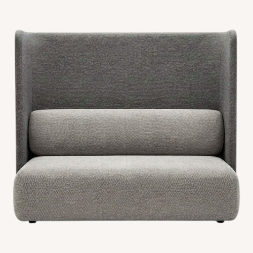 Used Bernhardt Design Light Gray Fabric 2 Seater Sofa for sale on AptDeco