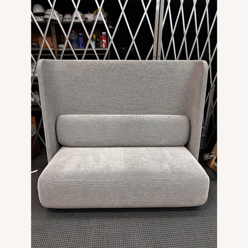 Used Bernhardt Design Light Gray Fabric 2 Seater Sofa for sale on AptDeco