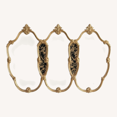 Used Gold Marble Mirror  for sale on AptDeco