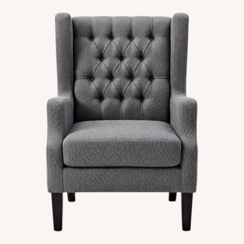 Used Super-comfy Tufted Fabric Armchair for sale on AptDeco