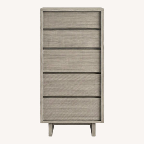Used West Elm Arbor Light Gray Wood Dresser for sale on AptDeco