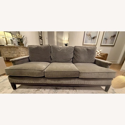 Used Universal Furniture Prescott 3-Seat Velvet Sofa for sale on AptDeco