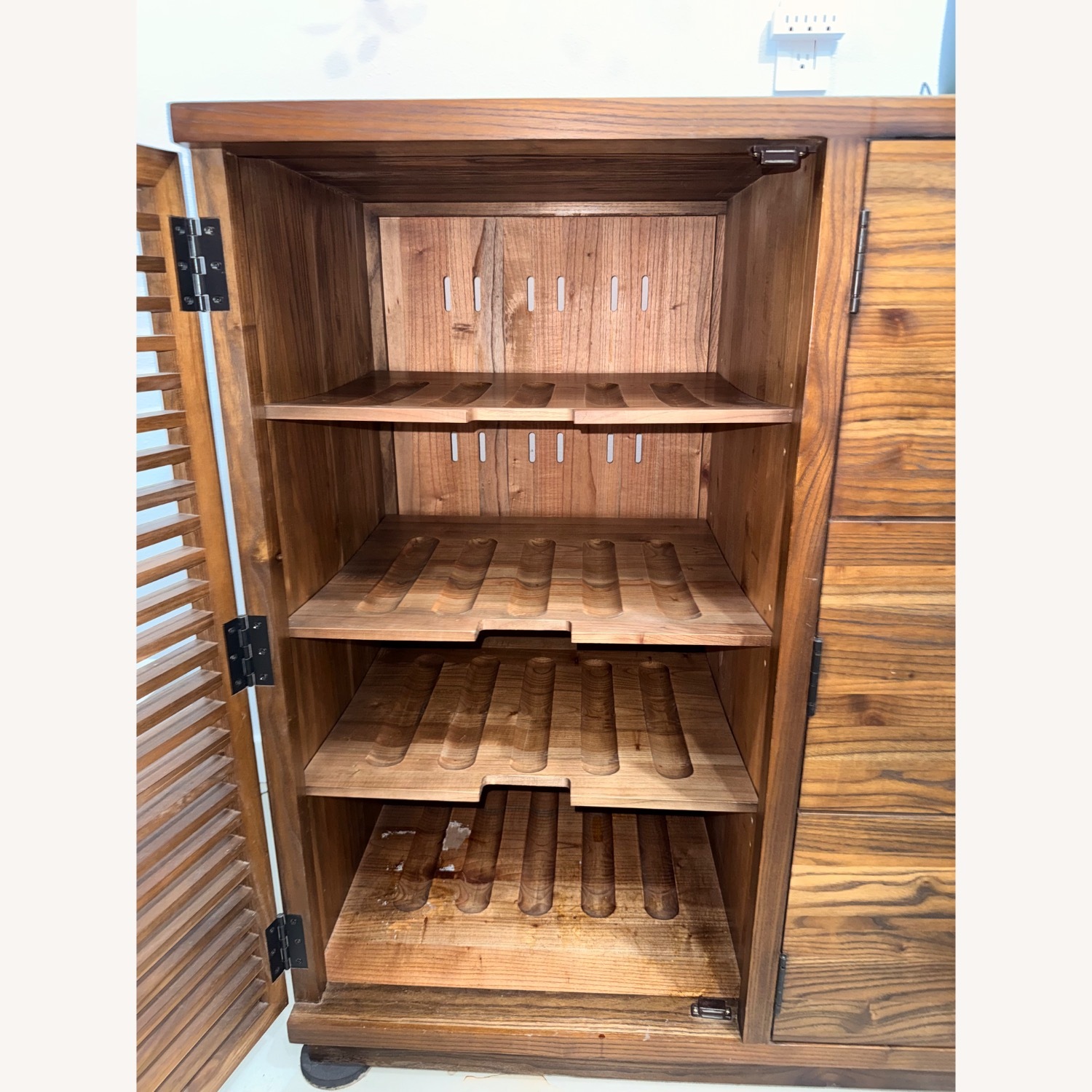 Crate & Barrel Marin Bar Cabinet - image-9