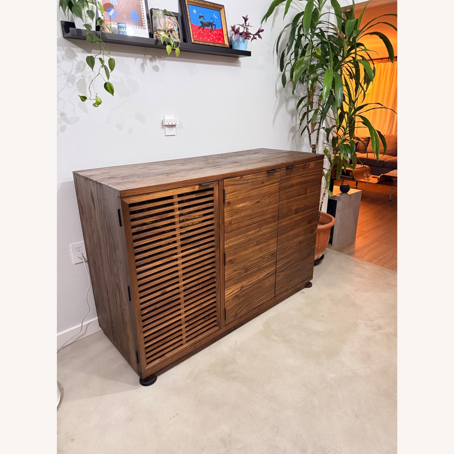 Crate & Barrel Marin Bar Cabinet - image-2