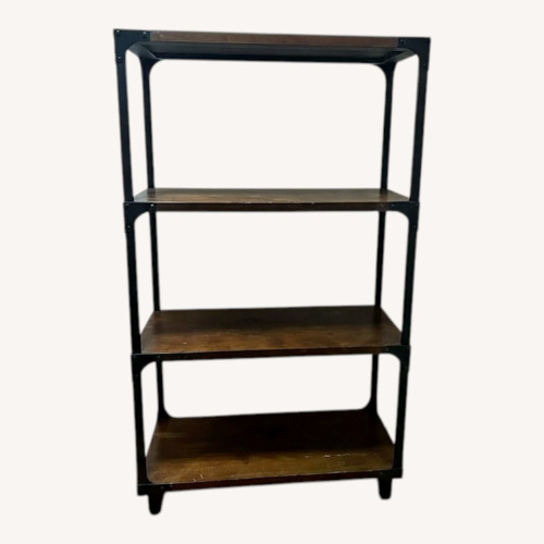 Used Dark Brown Wood Bookcase for sale on AptDeco
