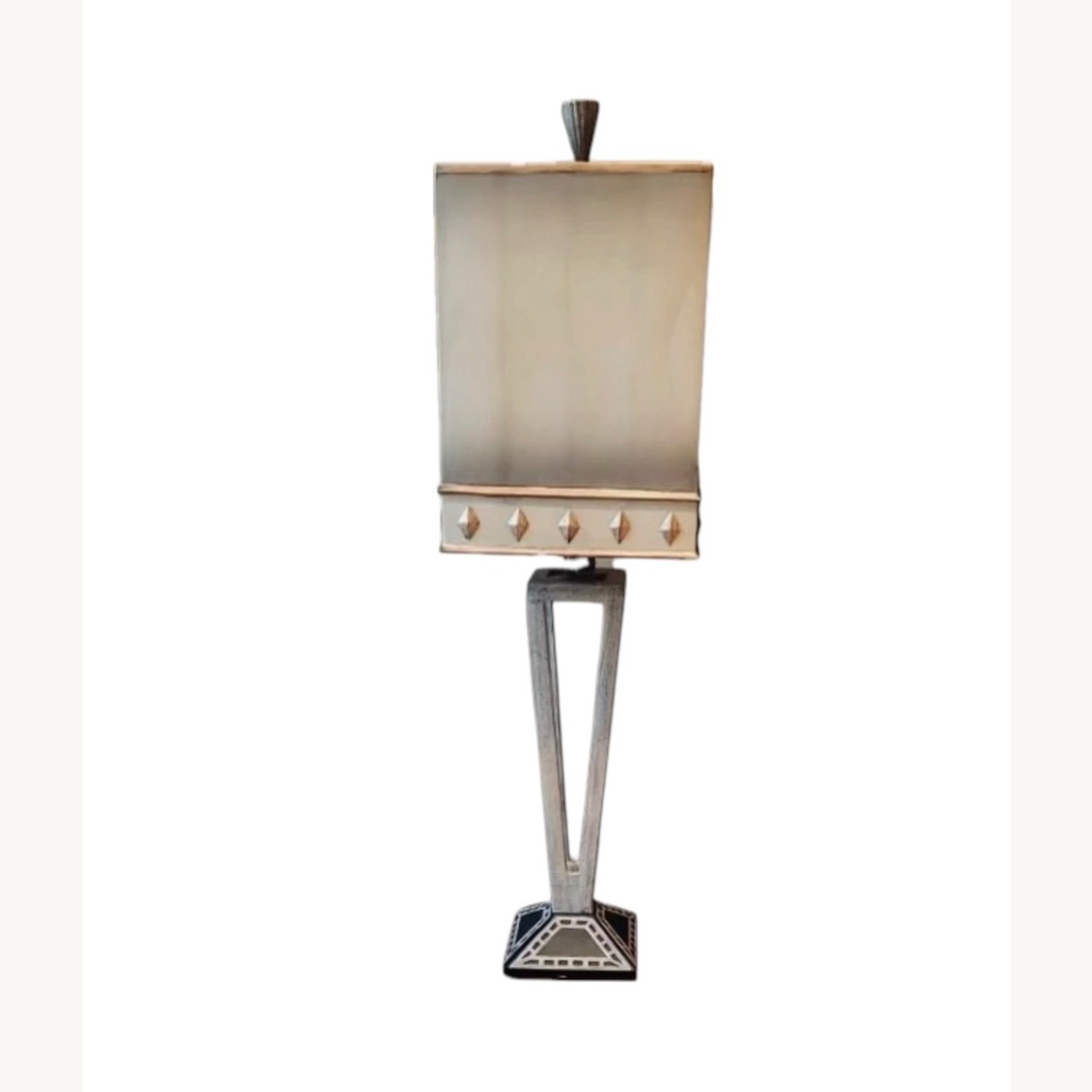 Vintage Artmax Lamp #7820 With Glass Shade - image-3