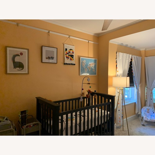 Used Pottery Barn Kids Kendall Convertible Crib in Navy for sale on AptDeco