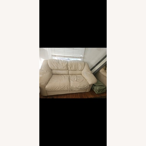 Used Vintage/Antique Natural Leather 2 Seater Sofa for sale on AptDeco
