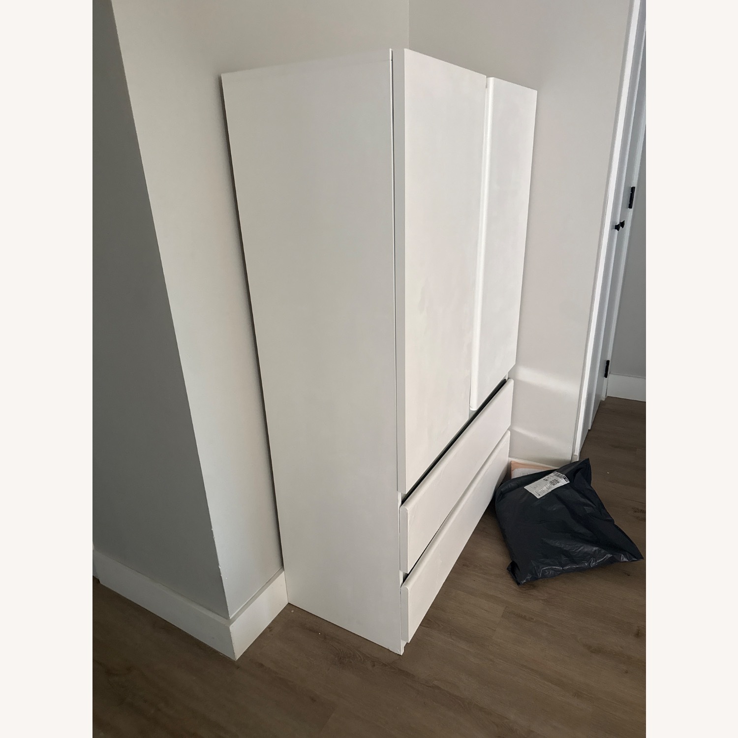 White Armoire Wardrobe - image-3