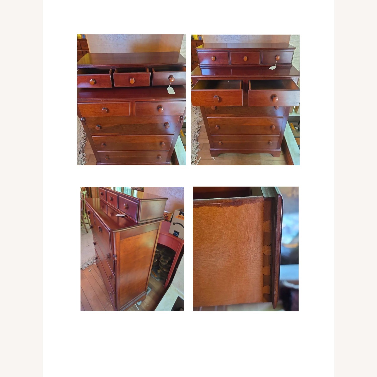 Vintage/Antique Finds Cherry Wood Dresser - image-3