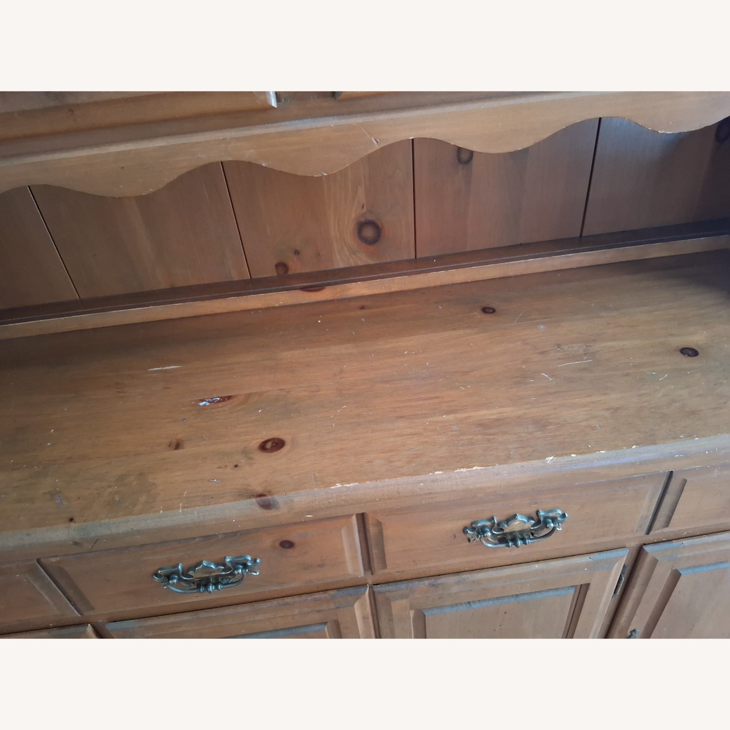 Light Brown Wood Sideboard - image-4