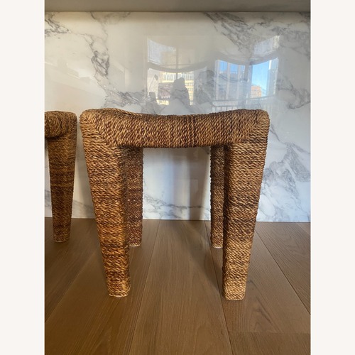 Used Rope Woven Stools - 3 for sale on AptDeco