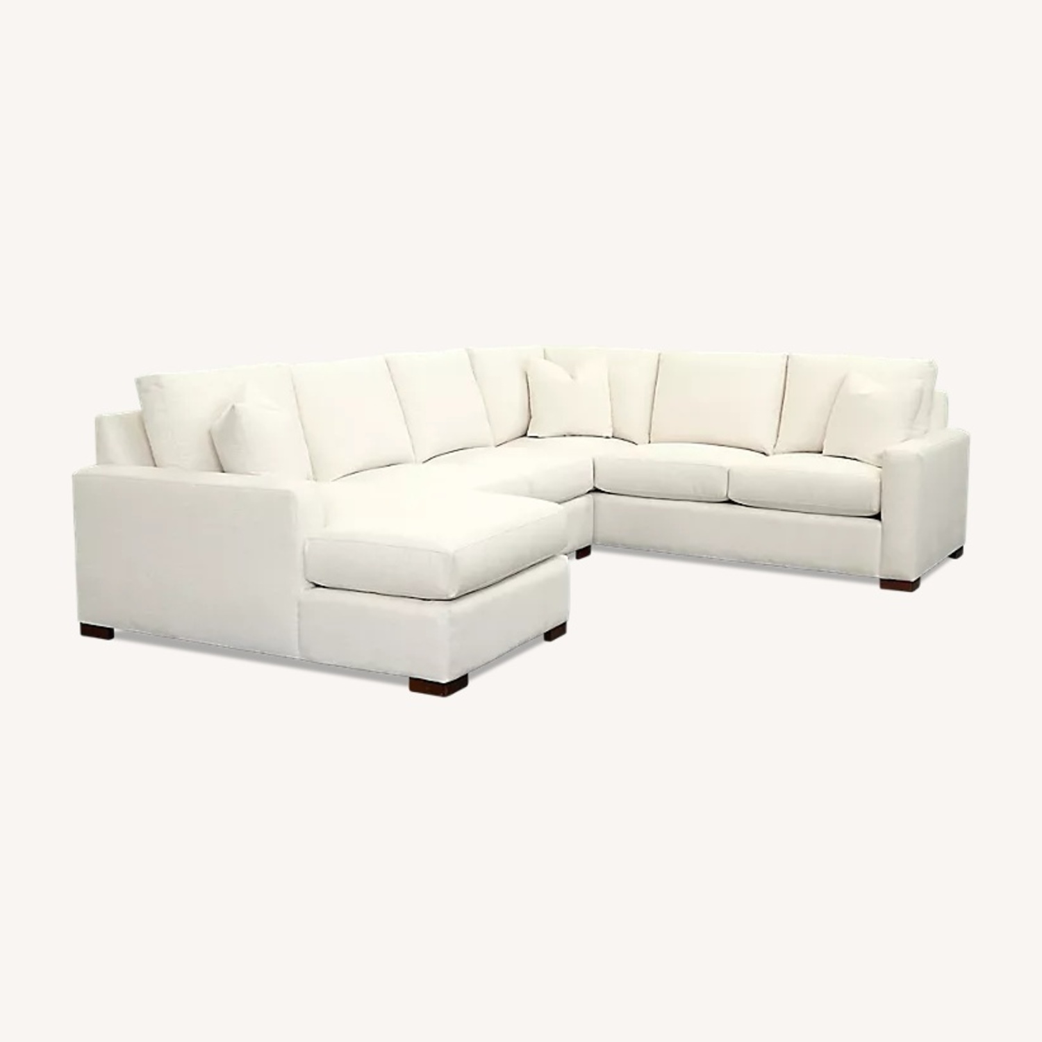 Havertys Destinations Sectional Soft - deep seat - image-4