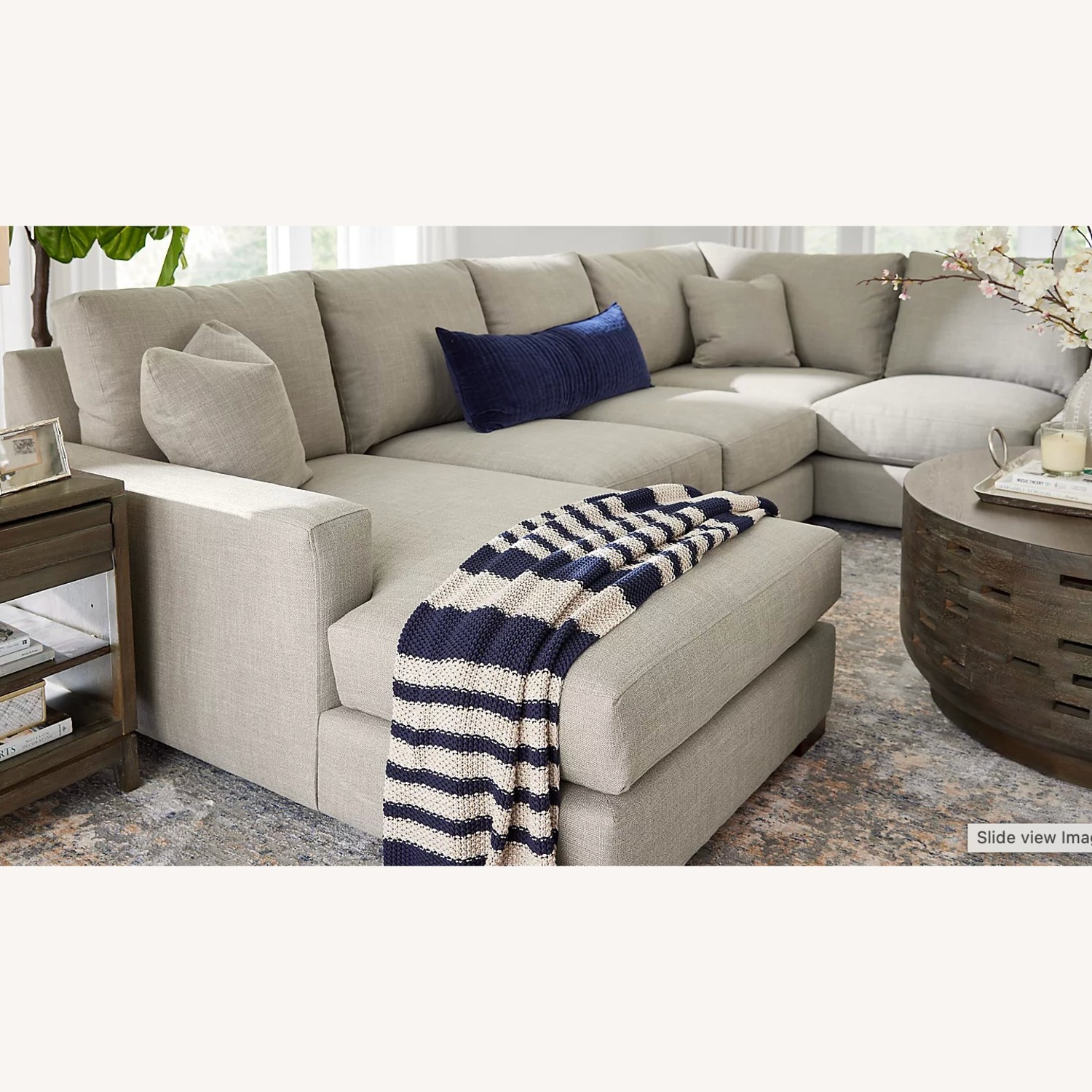 Havertys Destinations Sectional Soft - deep seat - image-3