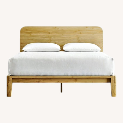 Used Bamboo Bed Frame Full Size for sale on AptDeco