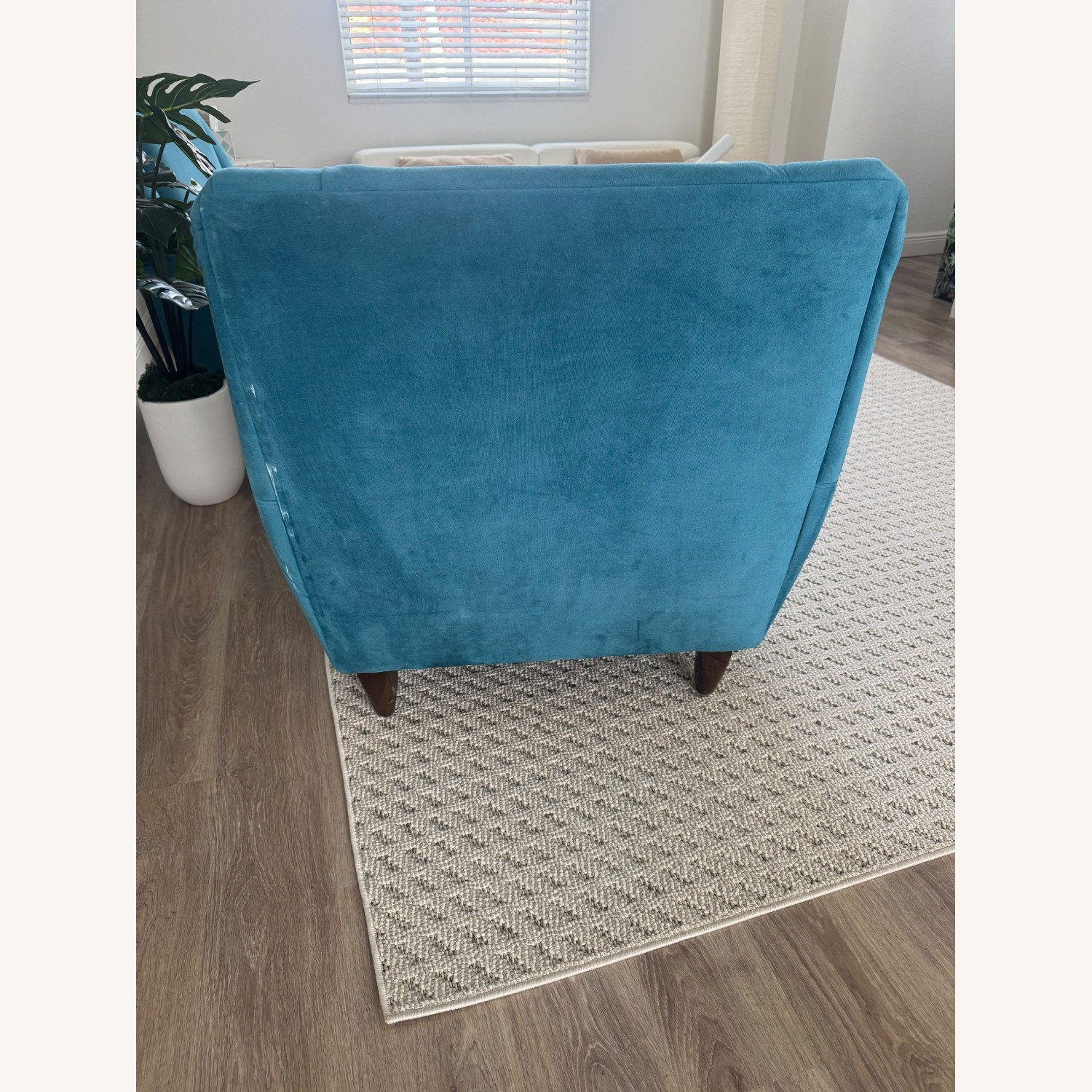 Blue Fabric Armchairs - image-4