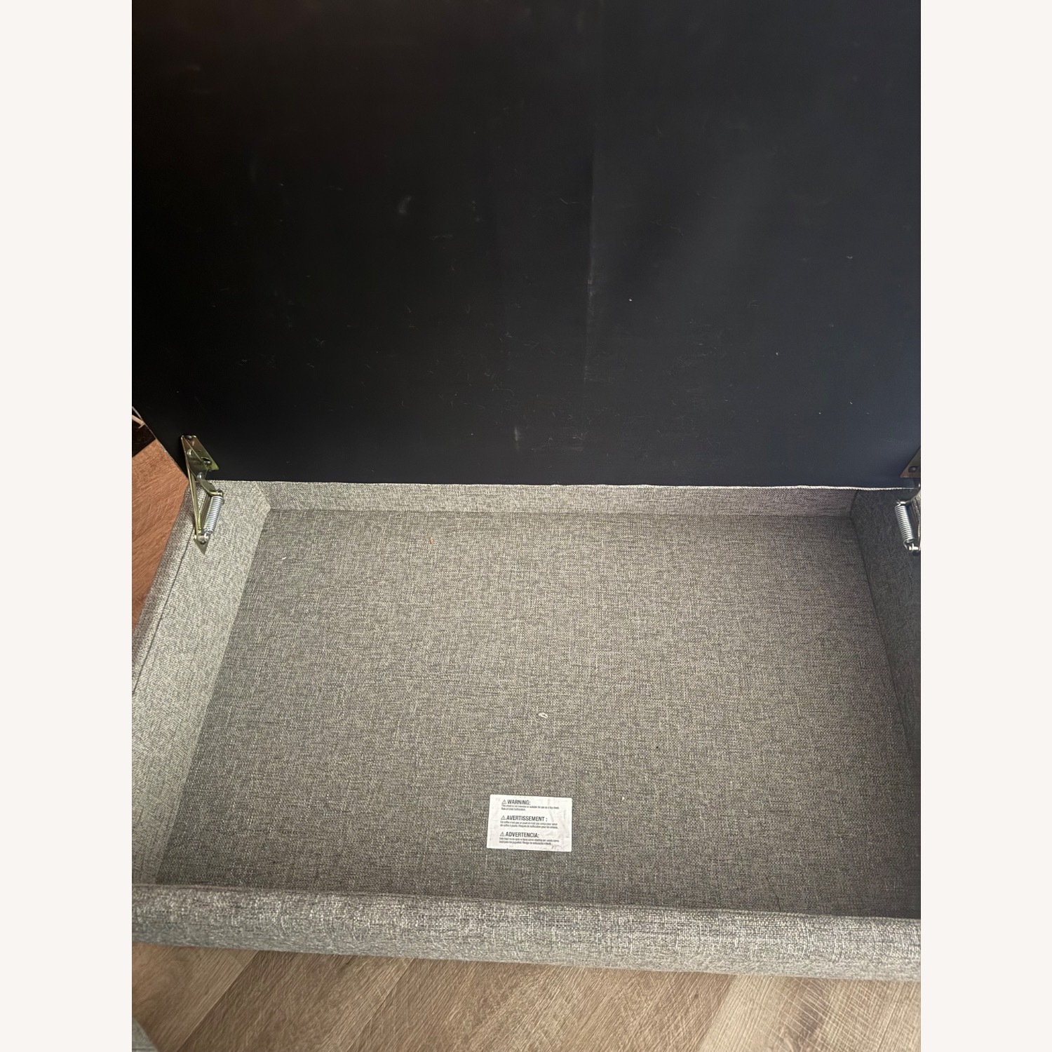 Arhaus Chair and Storage Ottoman - image-8