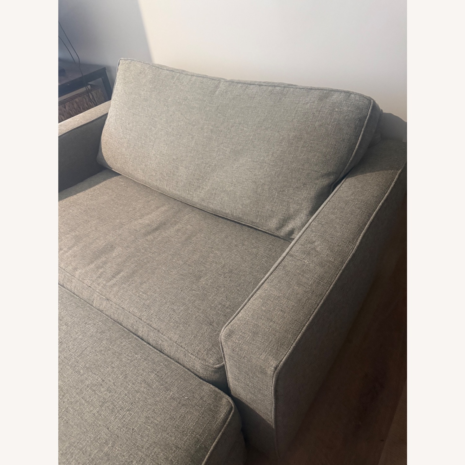 Arhaus Chair and Storage Ottoman - image-3