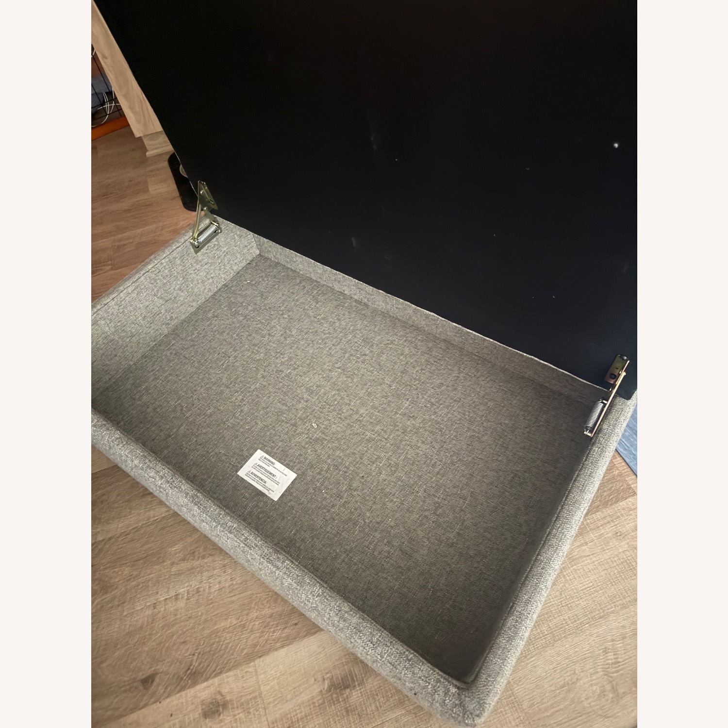 Arhaus Chair and Storage Ottoman - image-5