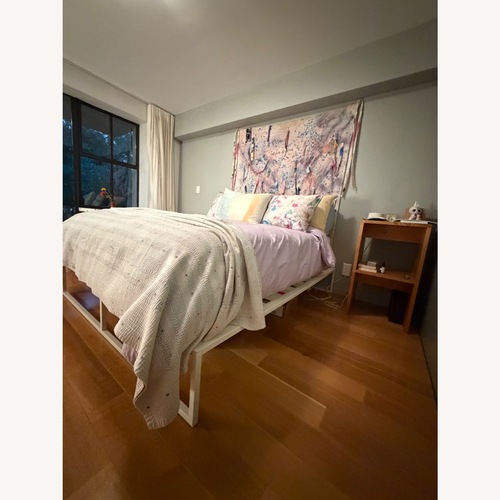 Used Cappellini Fronzoni ‘64 Bed Frame White Queen for sale on AptDeco