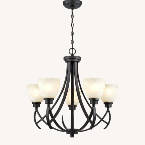 Used Black Metal Ceiling Lamp for sale on AptDeco