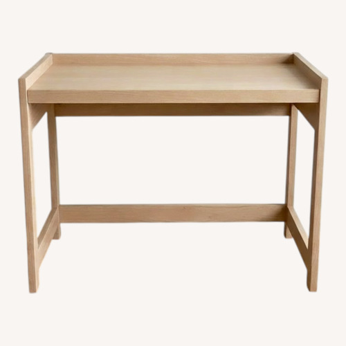 Used Light Brown Wood Veneer Desk for sale on AptDeco