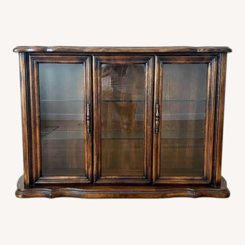 Used Vintage 70s Lighted Display Cabinet/Sideboard for sale on AptDeco
