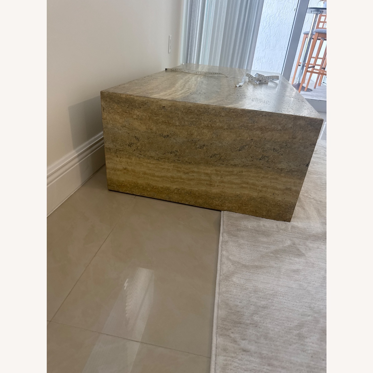 Travertine Coffee Table - image-2