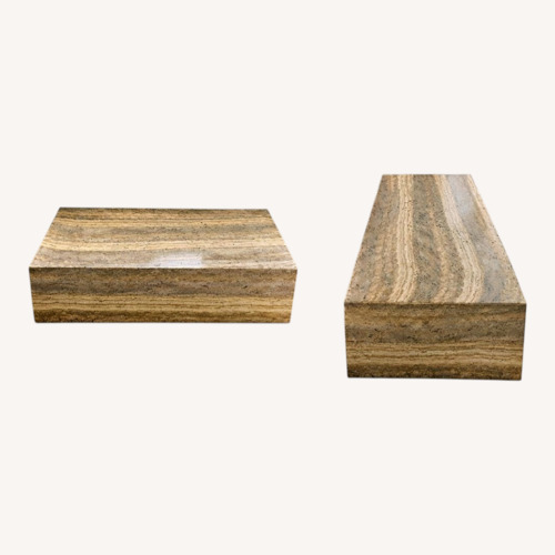 Used Travertine Coffee Table for sale on AptDeco