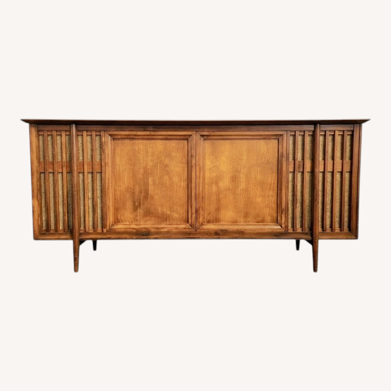 Vintage/Antique Light Brown Wood Sideboard - image-0