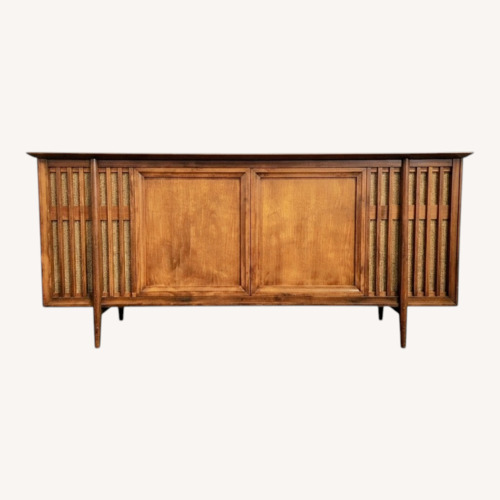 Used Vintage/Antique Light Brown Wood Sideboard for sale on AptDeco