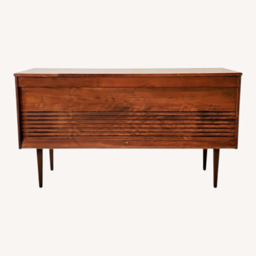 Used Vintage/Antique Natural Wood Media Storage for sale on AptDeco