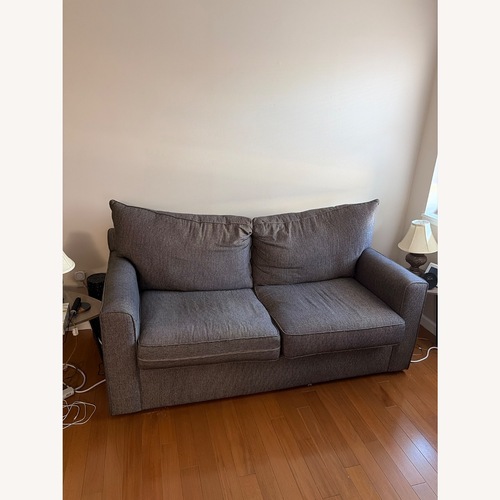 Used Dark Gray Fabric 2 Seater Sofa for sale on AptDeco