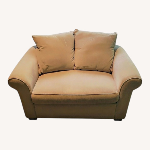 Used Overnight Sofa Corporation Sleeper Sofa w/ Ottoman for sale on AptDeco