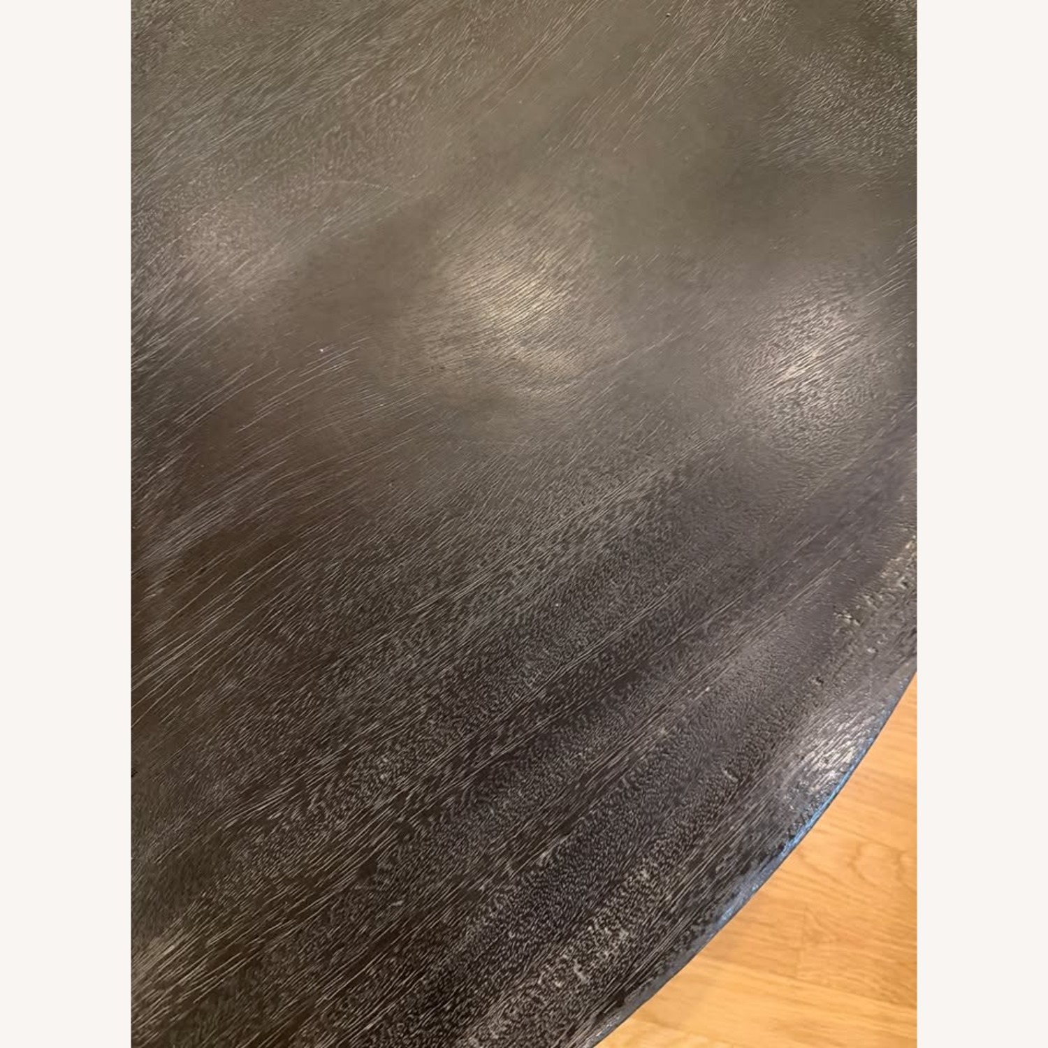 Restoration Hardware Dark Gray Wood Coffee Table - image-7